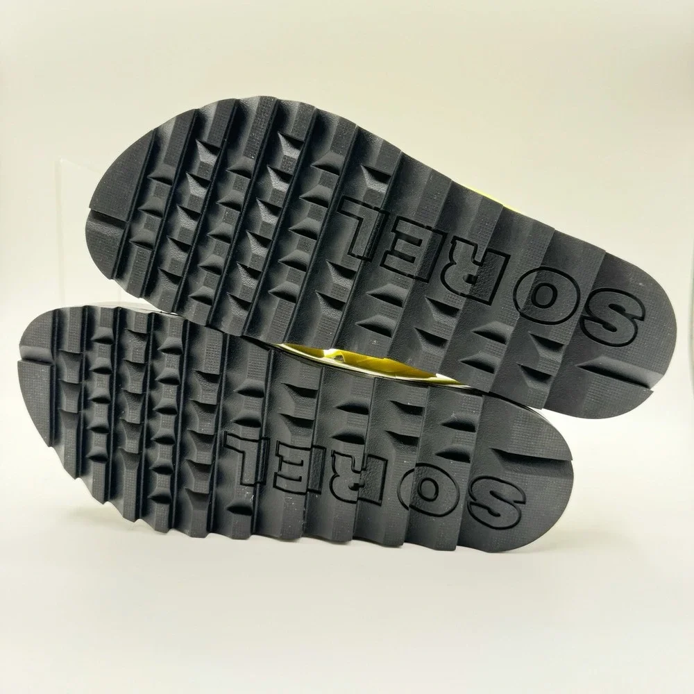 Women's Sorel Roaming™ Sport Slide Slip-on Sandals Yellow Neon Green Sz 7 T1